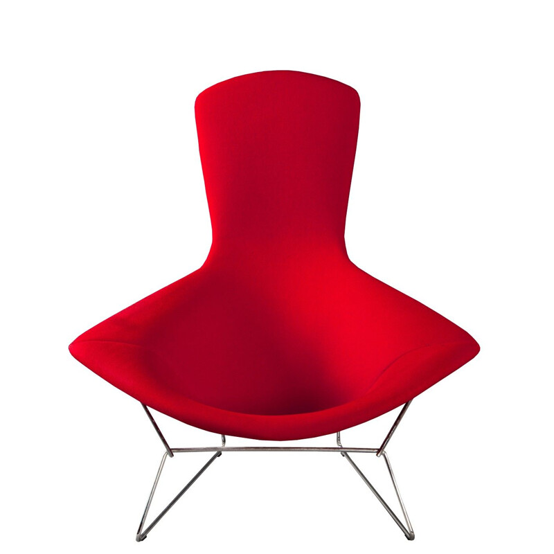 Bird Chair with Ottoman by Harry Bertoia for Knoll