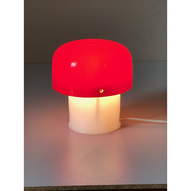 Vintage lamp van Harvey Guzzini voor Meblo, 1970