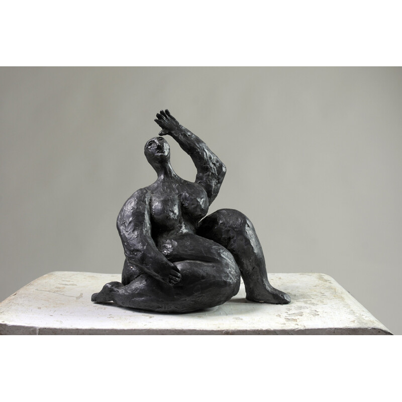 "Fanny" sculpture in ceramic, Roger CAPRON - 2000s
