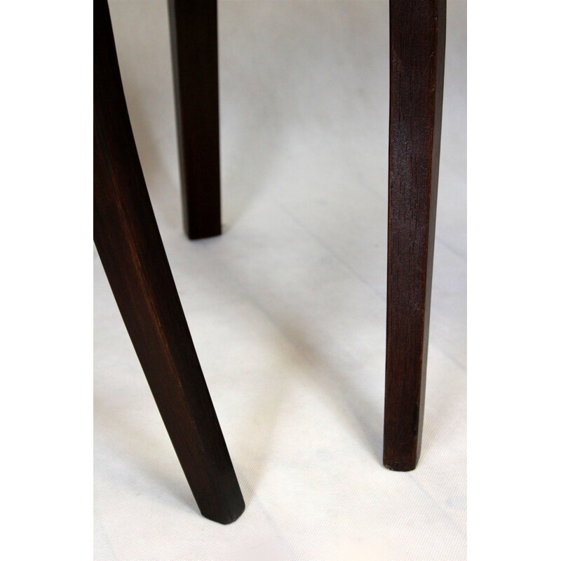 Set of 4 vintage bentwood B47 armhairs by Michael Thonet, 1930s