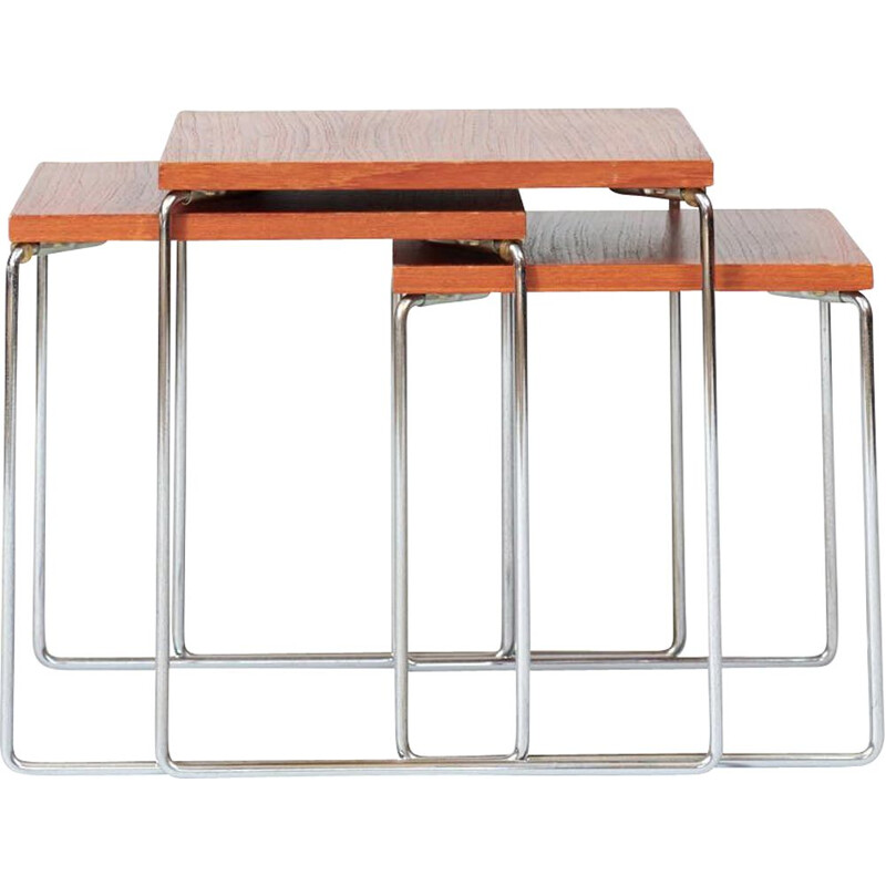 Mid-century nesting tables Brabantia, 1960s