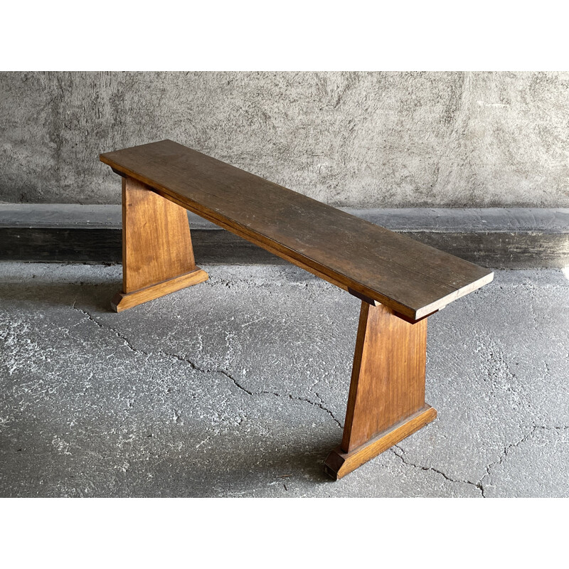 Vintage wooden bench