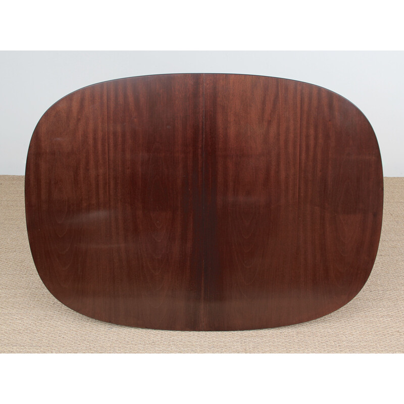 Scandinavian vintage dining table in mahogany Model Rungstedlund by Ole Wanscher
