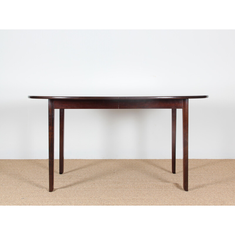 Scandinavian vintage dining table in mahogany Model Rungstedlund by Ole Wanscher
