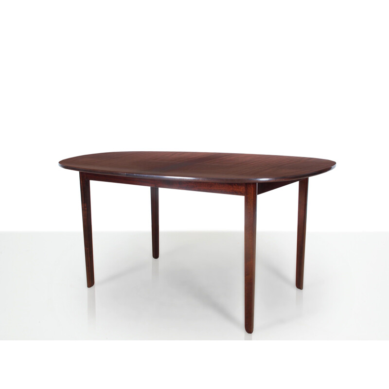 Scandinavian vintage dining table in mahogany Model Rungstedlund by Ole Wanscher