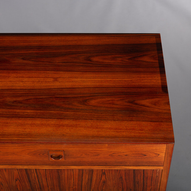 Aparador Vintage rosewood de E. Brouer para Brouer Mobelfabrik, Dinamarca 1960