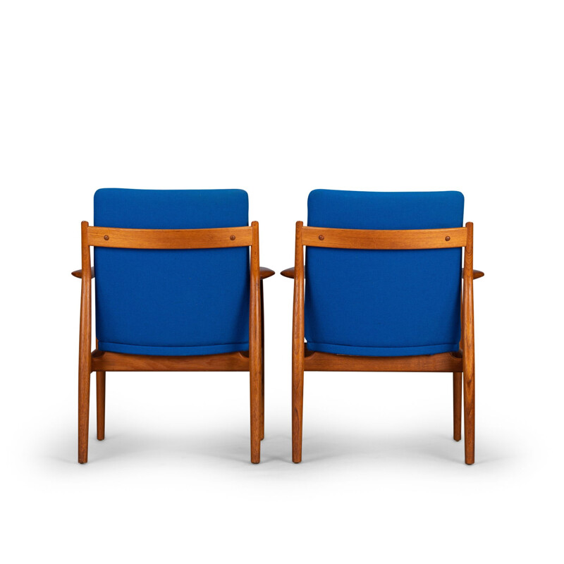 Set of 2 vintage armchair Model No. 341 by Arne Vodder for Sibast, 1970s