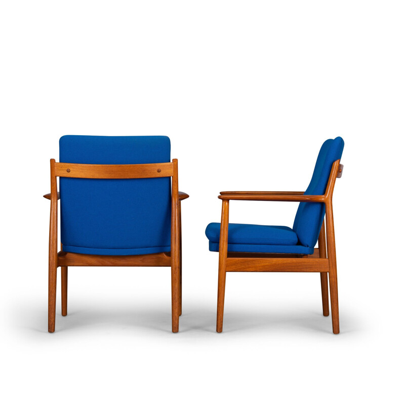 Set of 2 vintage armchair Model No. 341 by Arne Vodder for Sibast, 1970s