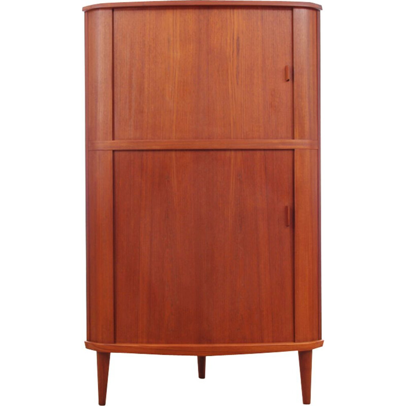 Scandinavian teak corner cabinet or corner unit