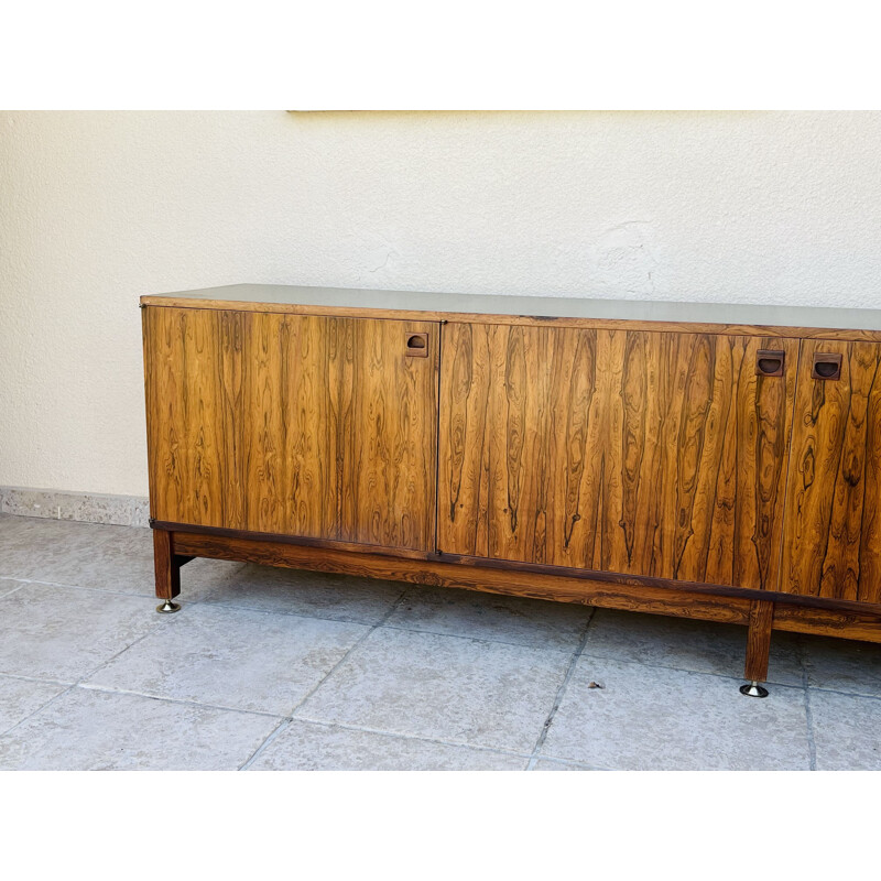 Vintage rosewood sideboard by André Monpoix 