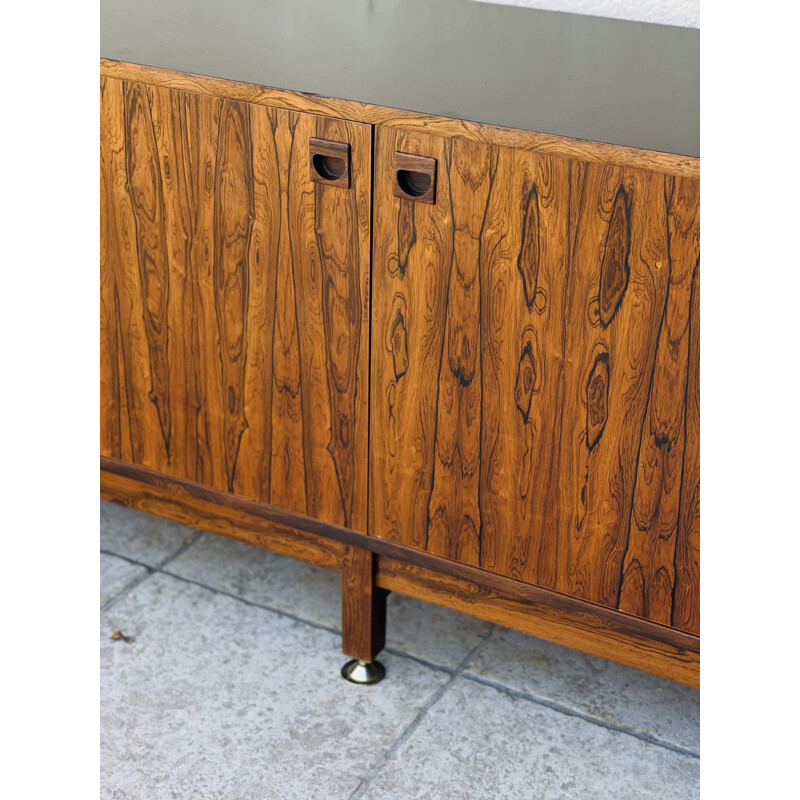 Vintage rosewood sideboard by André Monpoix 