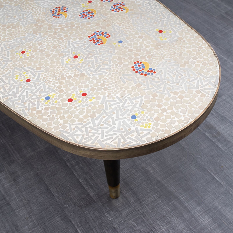 Coffee table "Boomerang" mosaic - 1950s