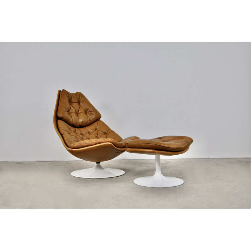 Chaise et ottoman F510 de Geoffrey Harcourt pour Artifort, 1960