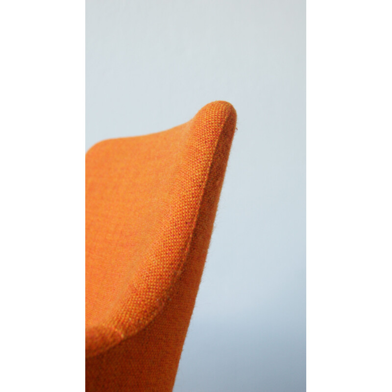 Chaise de bureau orange vintage by Wilde&Spieth, 1960