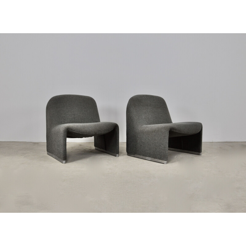 Mid-century Alky armchairs by Giancarlo Piretti for Anonima Castelli, 1970s