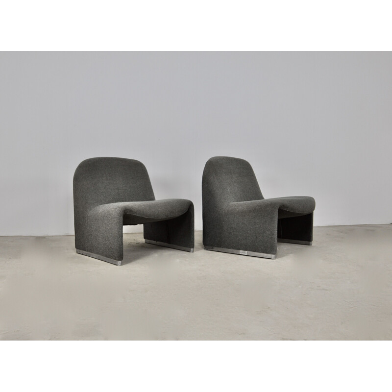 Mid-century Alky armchairs by Giancarlo Piretti for Anonima Castelli, 1970s