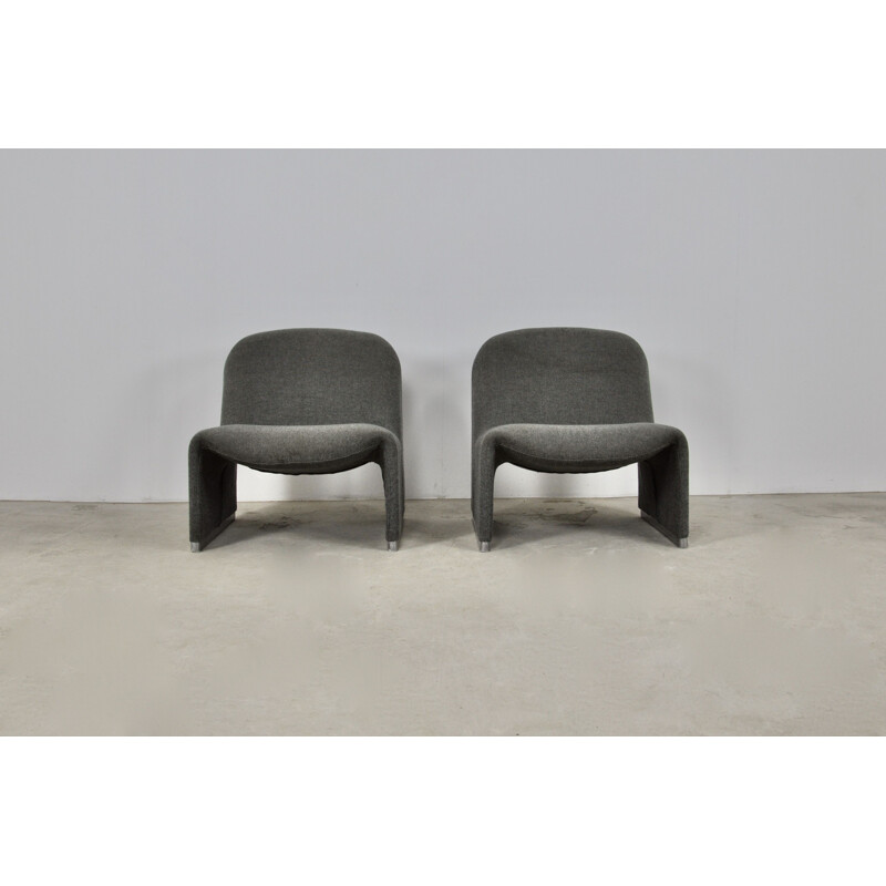 Mid-century Alky armchairs by Giancarlo Piretti for Anonima Castelli, 1970s