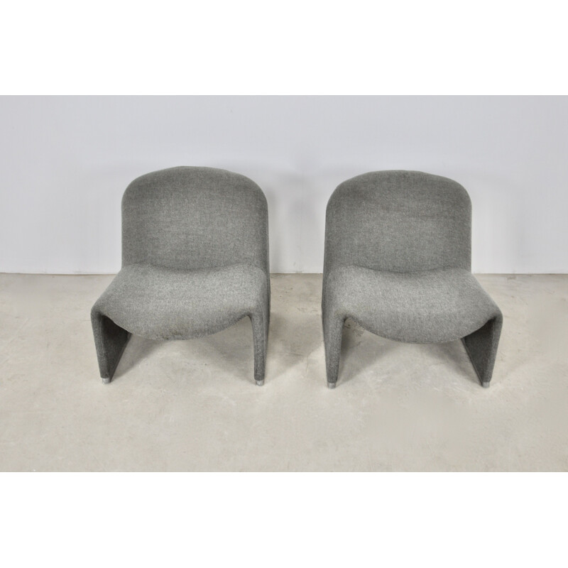 Mid-century Alky armchairs by Giancarlo Piretti for Anonima Castelli, 1970s