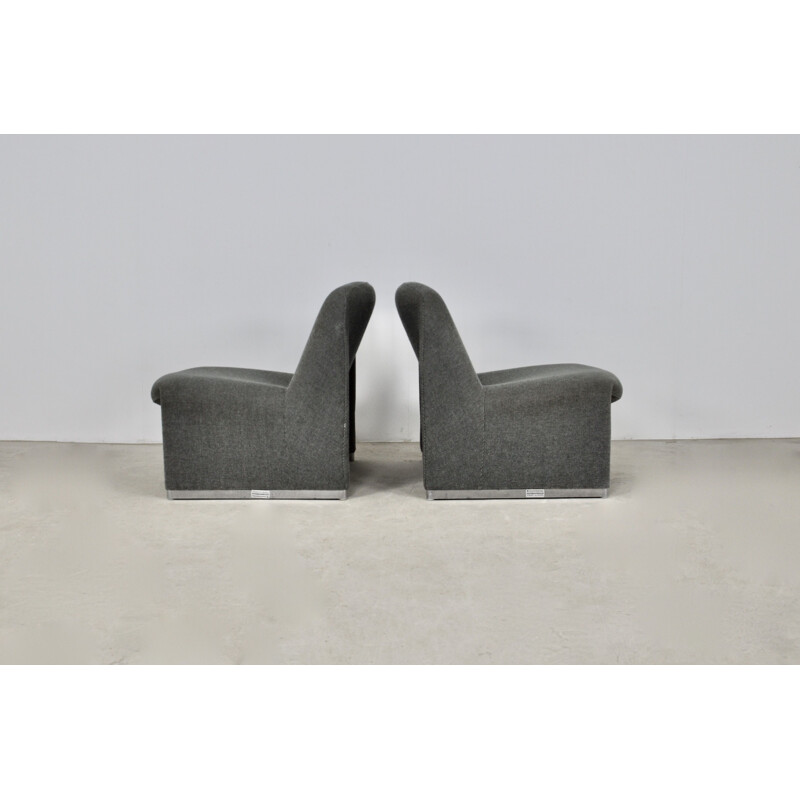 Mid-century Alky armchairs by Giancarlo Piretti for Anonima Castelli, 1970s