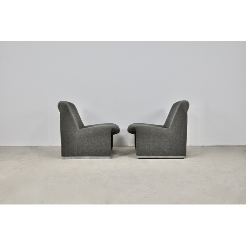 Mid-century Alky armchairs by Giancarlo Piretti for Anonima Castelli, 1970s