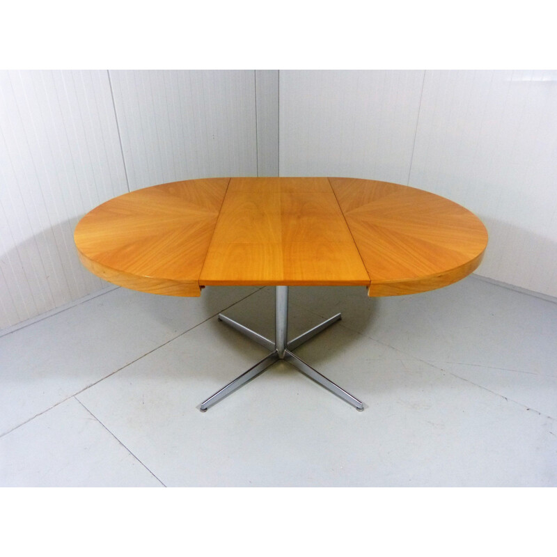 Vintage retractable dining table, 1960s
