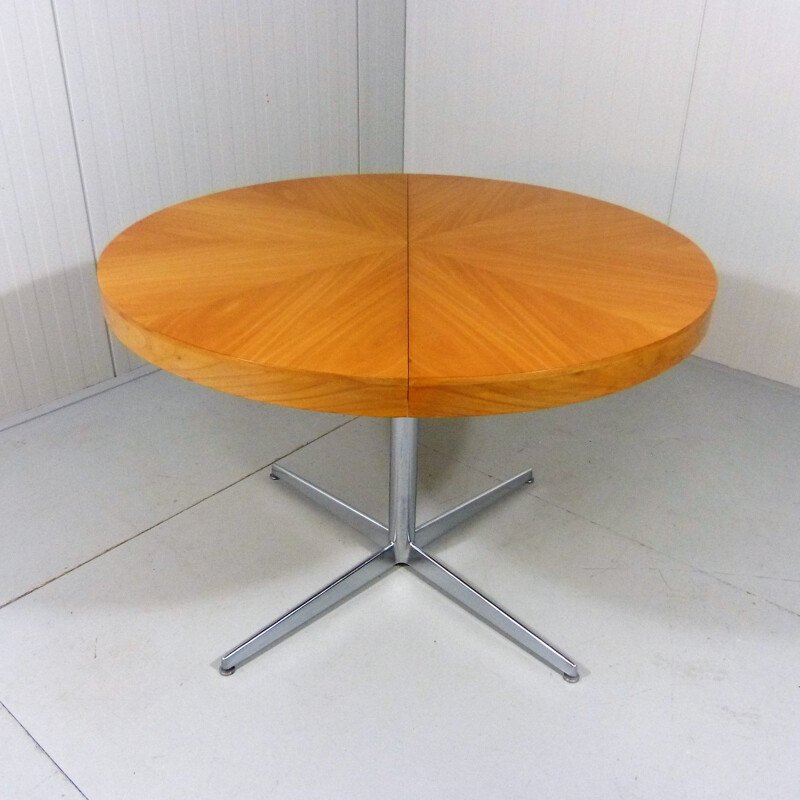 Vintage retractable dining table, 1960s