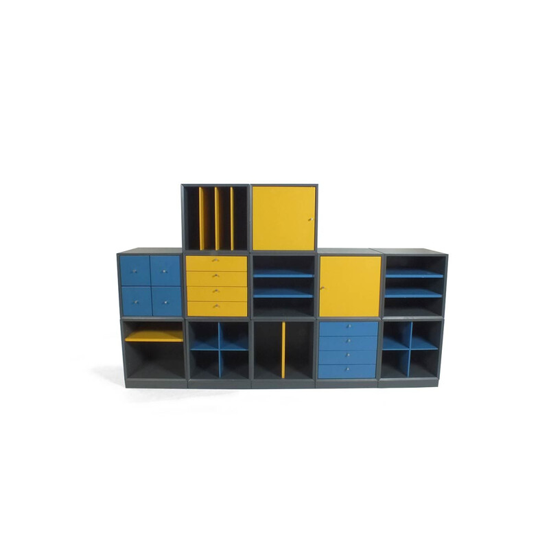 Mid-century modular system Q-bus by Cees Braakman for Pastoe