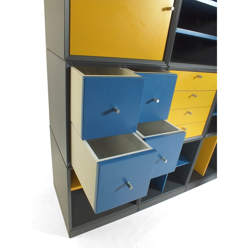 Mid-century modular system Q-bus by Cees Braakman for Pastoe