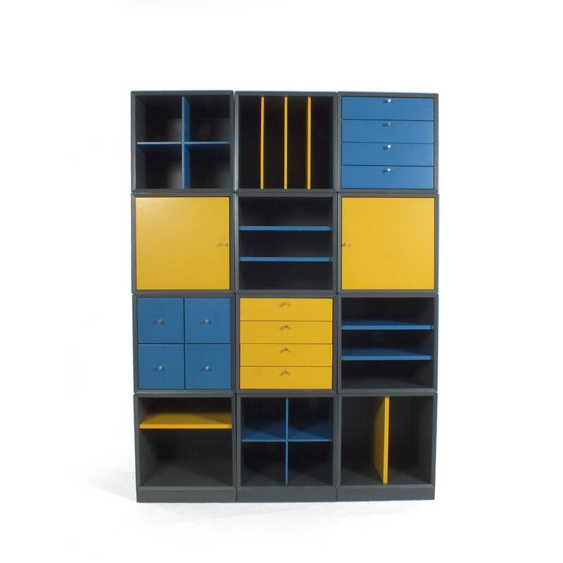Mid-century modular system Q-bus by Cees Braakman for Pastoe