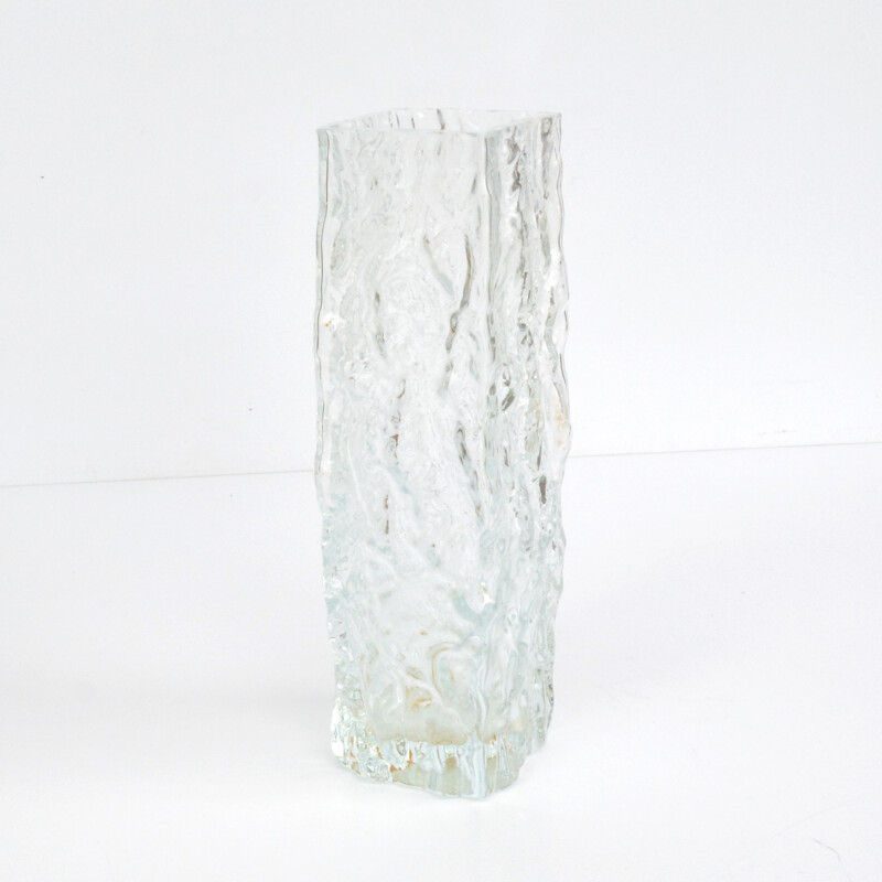 Vintage glass vase by Ingrid Glashütte, Germany 1970s