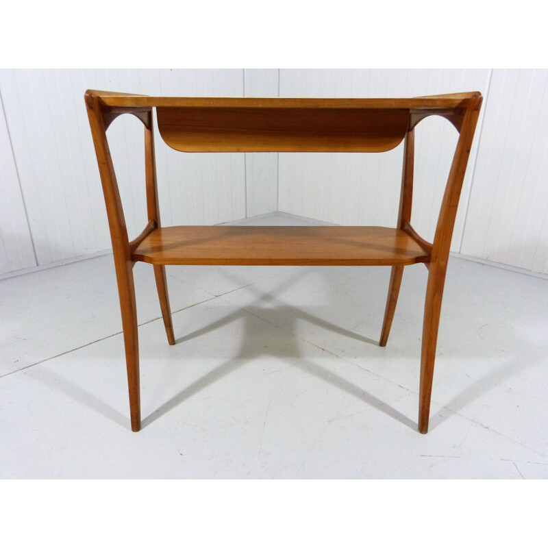 Mid-century teak side table with drawer, 1950s