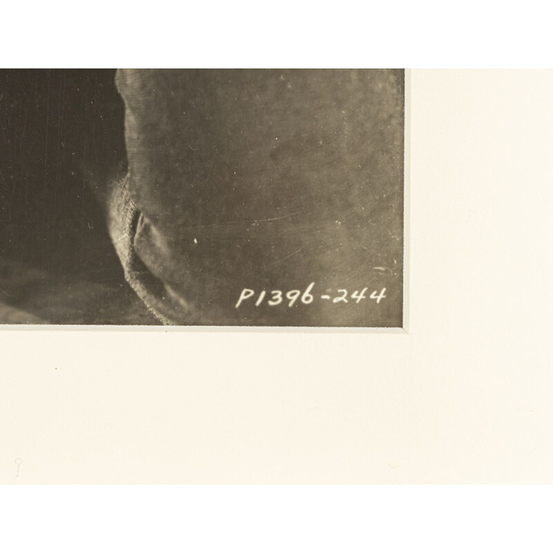 Retrato vintage enmarcado en madera de Cary Grant, 1930