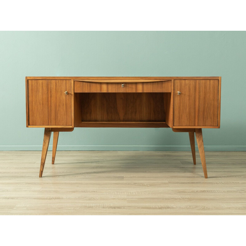 Walnut mid-century desk, 1950s