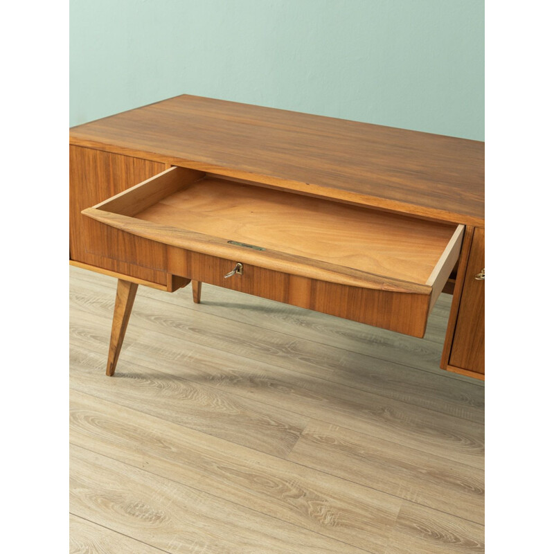 Walnut mid-century desk, 1950s