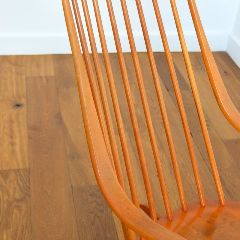 Chaise à bascule vintage scandinave Grandessa de Lena Larsson, 1960