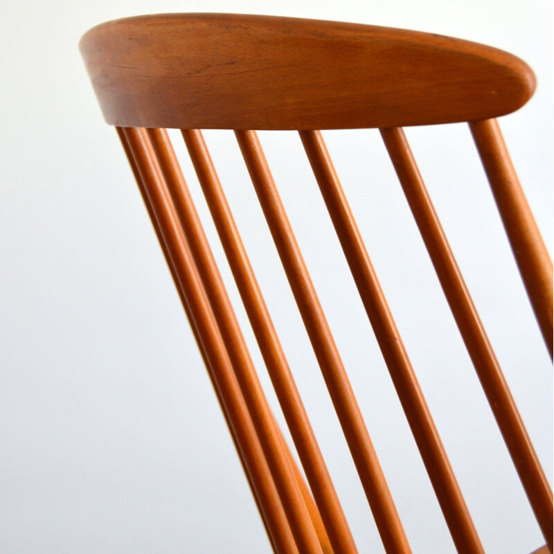 Grandessa Scandinavian vintage rocking chair by Lena Larsson, 1960