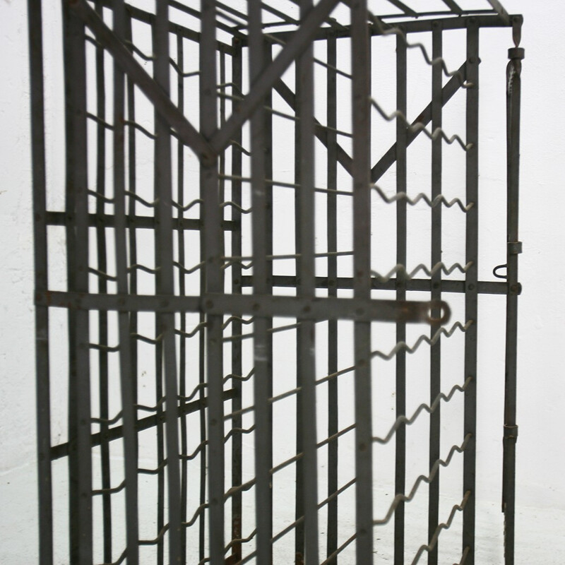 Mid-century industrial wine rack - 1930