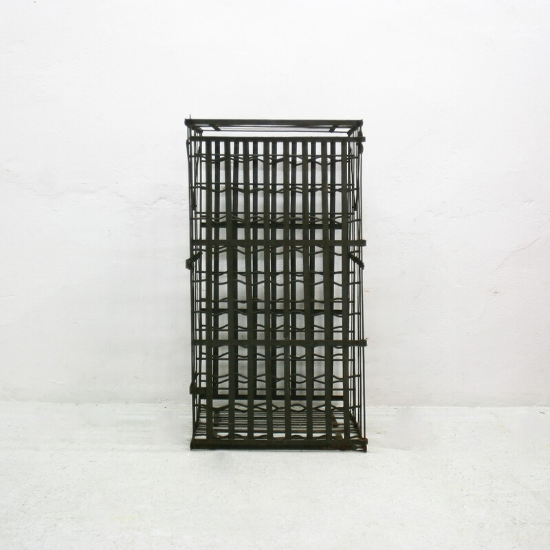 Mid-century industrial wine rack - 1930