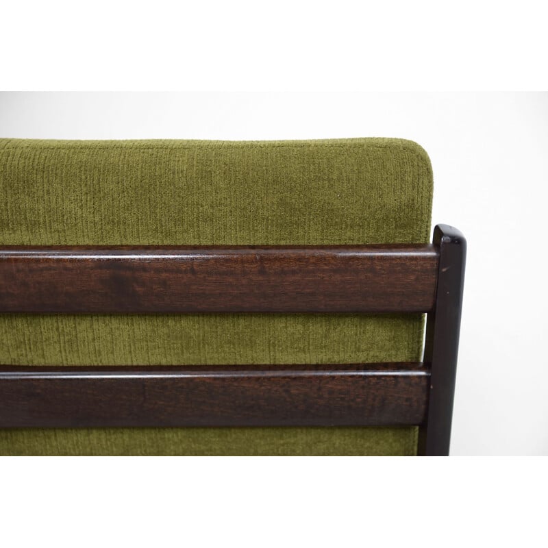 Vintage skandinavisches 3-Sitzer-Sofa und Senatorsessel von Ole Wanscher für Cado, 1960