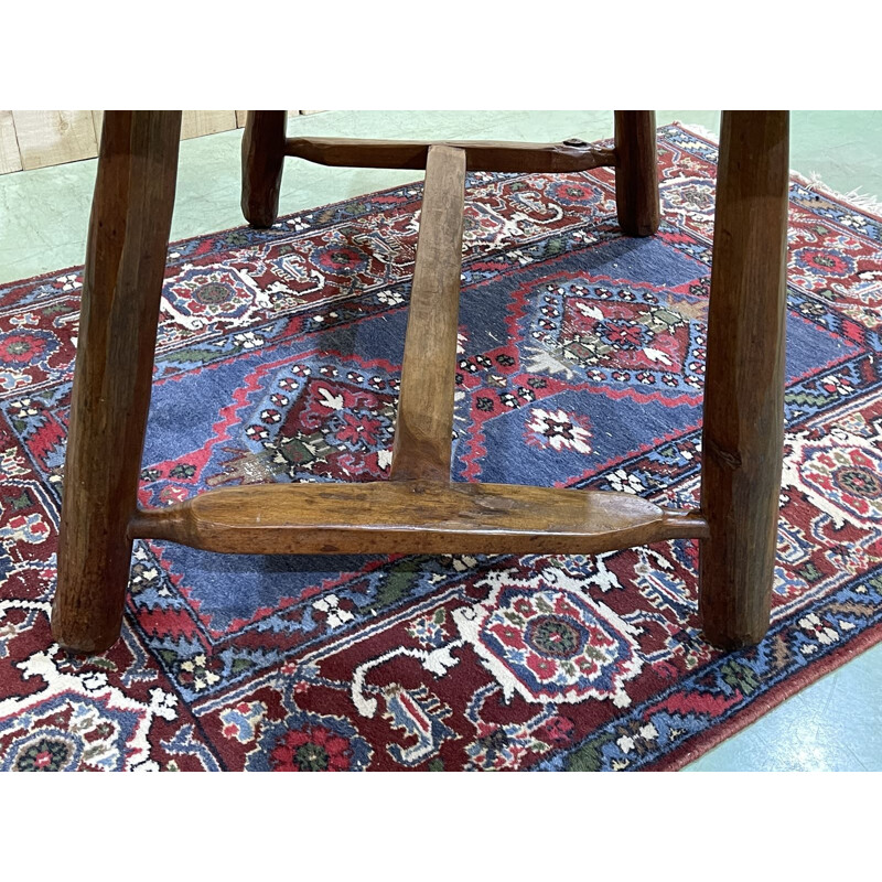 Vintage elm farm table, 1950