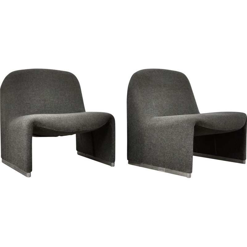 Mid-century Alky armchairs by Giancarlo Piretti for Anonima Castelli, 1970s