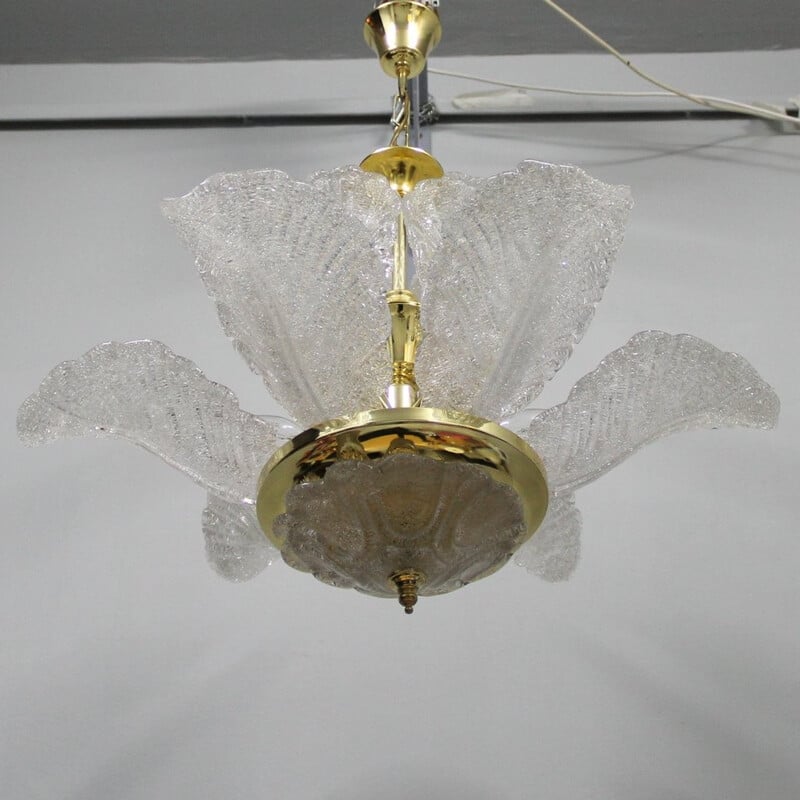 Pendant lamp in Murano glass - 1970s