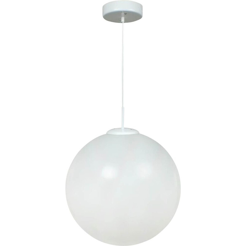 Vintage plastic pendant lamp, 1980