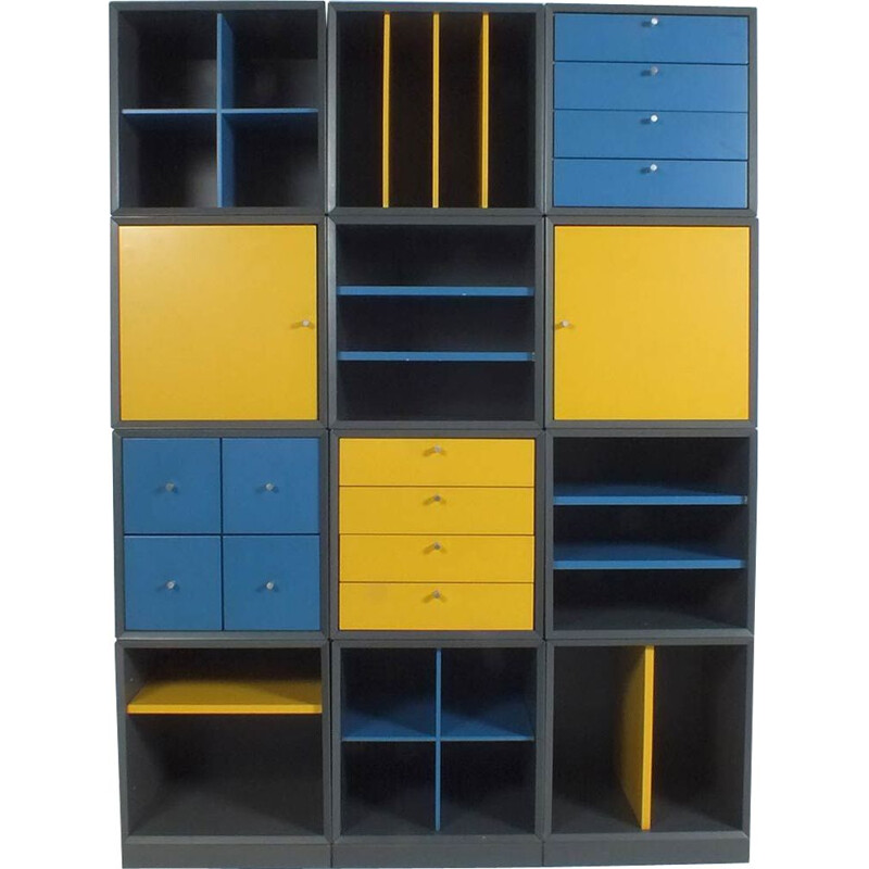 Mid-century modular system Q-bus by Cees Braakman for Pastoe