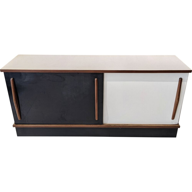 Vintage Cansado two door sideboard by Charlotte Perriand, 1954s