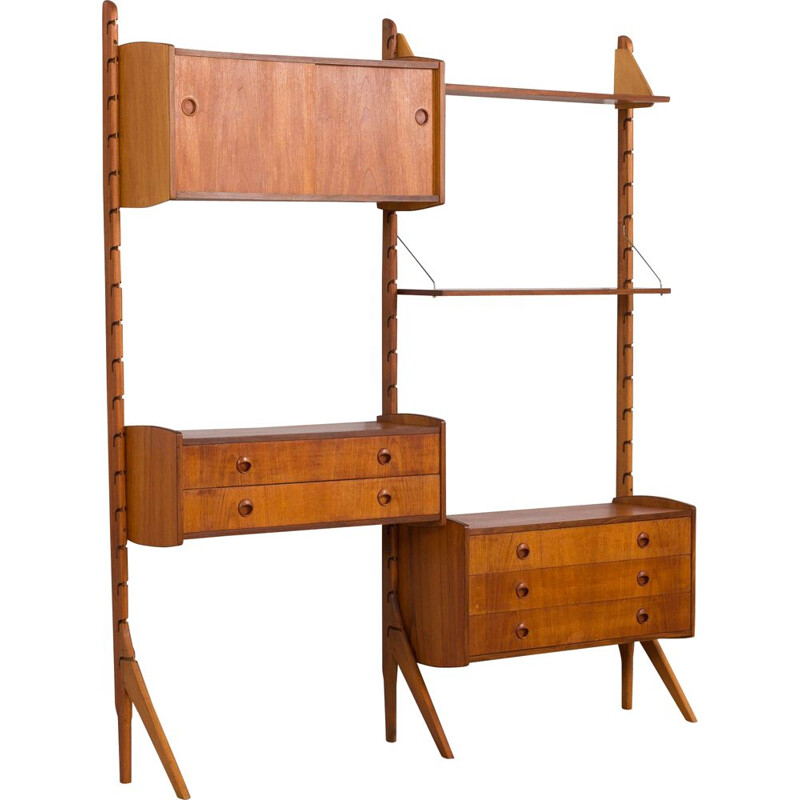 Vintage Ergo modular wall unit by John Texmon for Blindheim Møbelfabrikk, 1960s