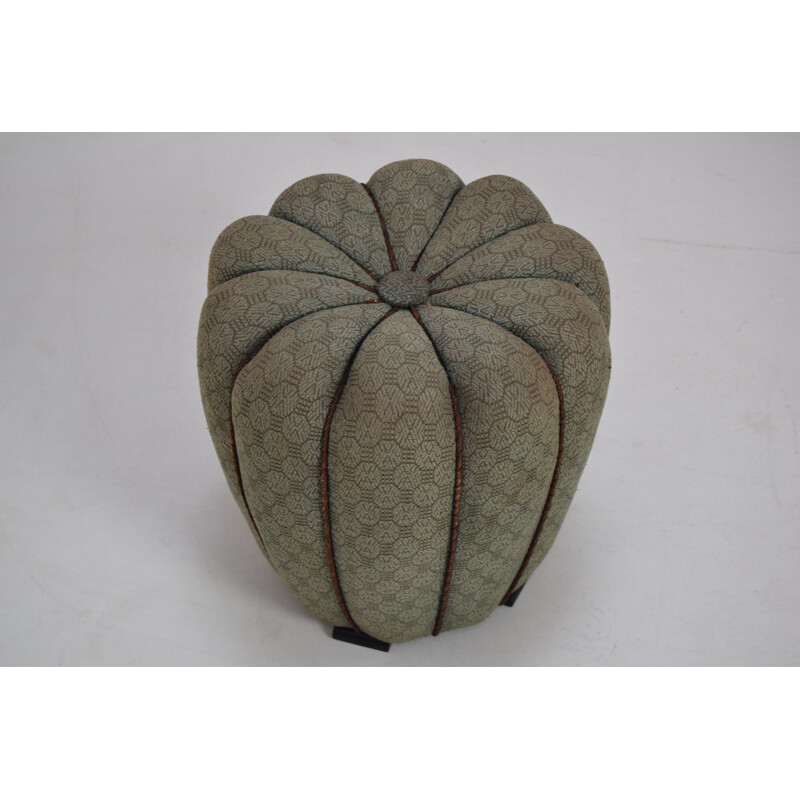 Mid-century Art deco Stool Footstool by Jindrich Halabala, 1930s