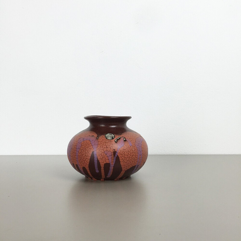 Vase Steuler Fat lava en céramique - 1970