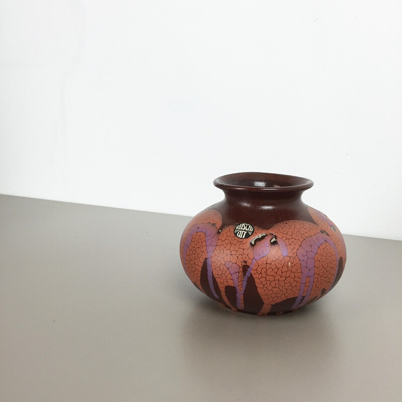 Steuler Fat lava vase in ceramic - 1970s
