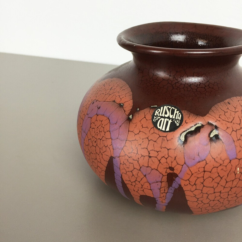 Steuler Fat lava vase in ceramic - 1970s